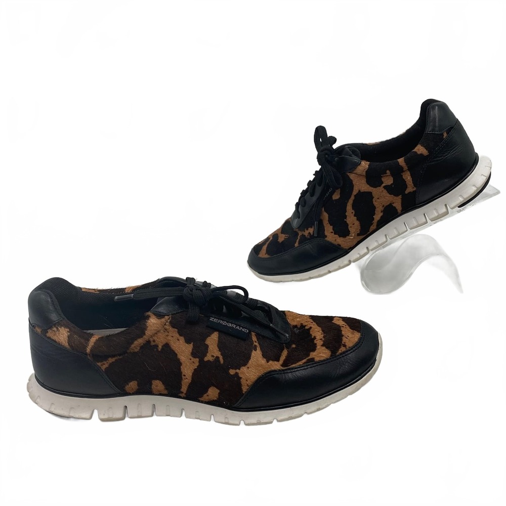 Zero Grand Women Sneaker Black/Brown Animal Print | US7.5 Regular